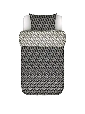 MARC O'POLO HOME | Satin Bettwäsche MONOGRAM 70x90cm / 140x200cm Black | 